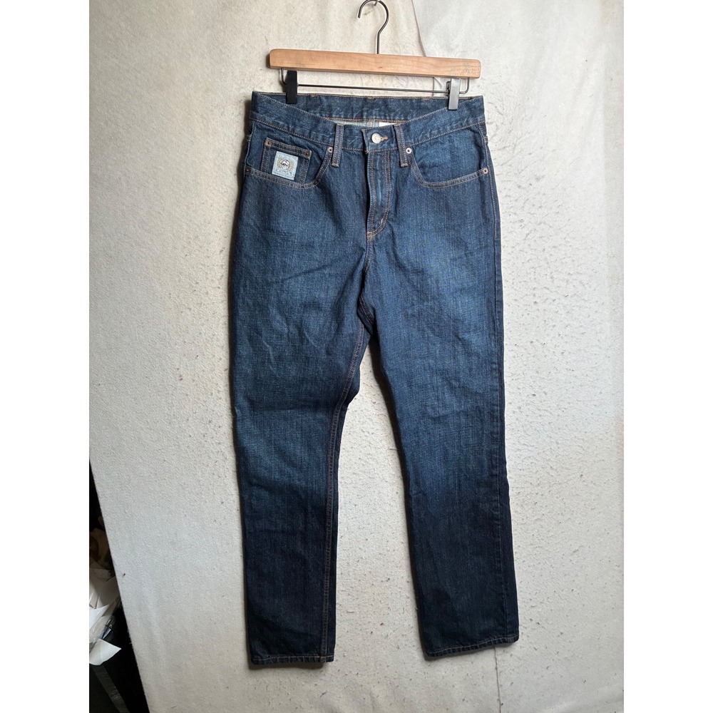 Cinch Mens Dark Wash Straight Leg Western Jeans MB98034002 Blue 31x32